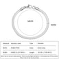 SUNIBI Classic Snake Chain Bracelets for Women Trend  Fashion Stainless Steel Cuban Chain Bracelet Trendy Woman Gifts Jewelry