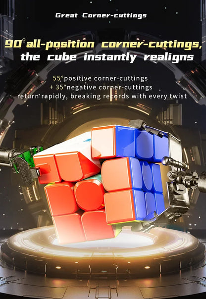 [SaoCube] MoYu RS3M V5 3X3 Magnetic Magic Speed Cube Stickerless Professional Fidget Toys SaoCube RS3 M V5 Cubo Magico Puzzle
