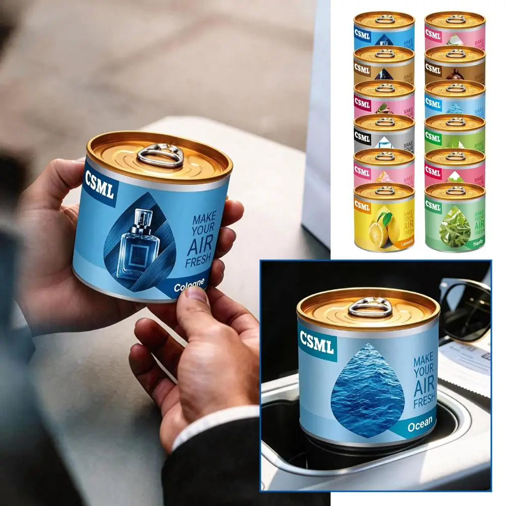 Air Freshener Car Solid Bubble Gum Scent Organic Cans Odor Eliminator Essential Long-Lasting Strong Fragrance For Auto Home