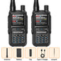 1/2PCS BAOFENG UV-5R Mini Walkie Talkie Dual PTT Wireless Bluetooth Programming Multi-Band Type-C Charge Long Range Ham Radio