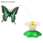 Interactive Cat Teaser Wand Toy - Automatic Rotating Electric Flying Butterfly Hummingbird, Indoor Kitten Exercise Play Toys