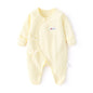 Boys Girls Long Sleeve Jumpsuit for Four Seasons Clothing Pure Cotton Universal Newborn Baby Cute Printed Foot Wrapped Bodysuit