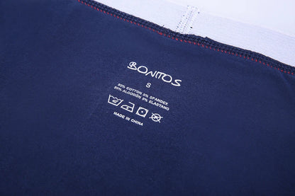 4pcs Cotton Boxer Shorts Soft Men's Panties BONITOS Letter Waistband Men Underpants Boxer Briefs Sexy Underwear for Man Boxers