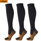 Compression Socks Women Men Anti Fatigue Pain Relief Graduated Unisex Stockings Knee Fit For Golf Rugby Running Hiking Sports