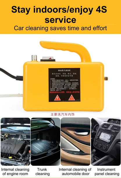 2600w220V High Temperature Steam Cleaner Portable Sterilization Pressure Jet Washer Machine for Home Car Kitchen Air Conditioner