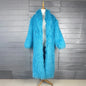Women Faux Sheep Fur Long Coat Cardigan Thermal Loose Maxi Jackets Plush Coats Female Jacket Autumn Winter Furry Outerwear