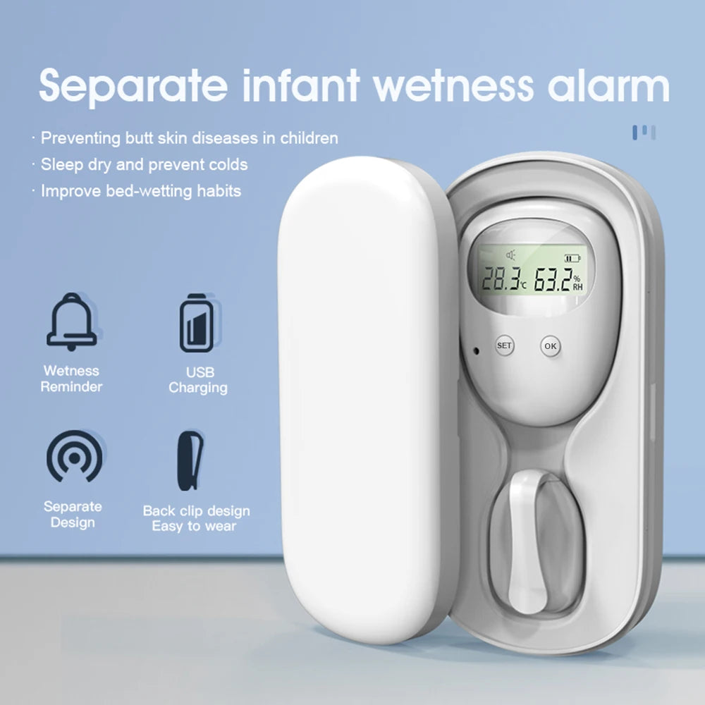 Wireless Bedwetting Alarm Pee Alarm with Receiver10-20M Range Vibration Reminding  for Boys Grils Kids Potty Training Elder Care
