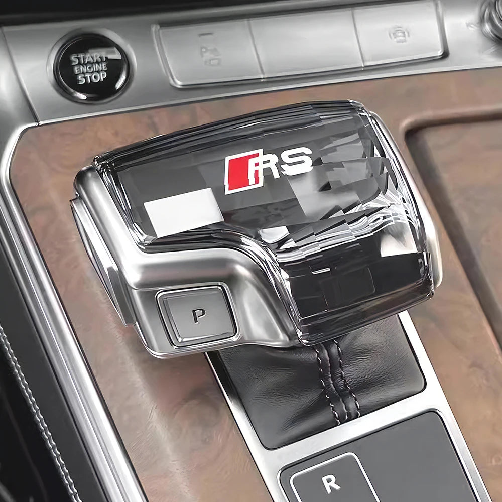 Car Crystal Gear Head Shift Head Transmission Handle Cover For Audi S4 S5 Q5l Sq5 Rs4 Q7 Rs5 A5 Rs7 A6 Rs6 Sq8 A4/a4l Sline RS