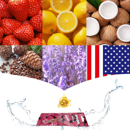 Areon 5/20pcs BUBBLE GUM Scent Car Air Freshener, Natural Tea-Scented Paper, Car-Mounted Hanging Type, Car Interior Accessories