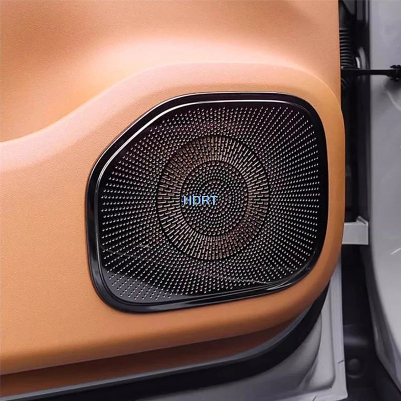 Car Styling Instrument Outlet Horn Hood Air Intake Mask Audio Trim For Leapmotor C10 2024 + Rear Trunk Speaker Cover Accessories