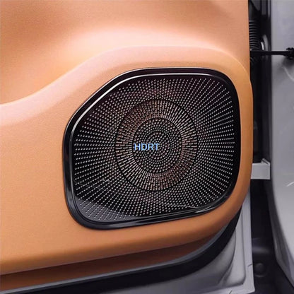 Car Styling Instrument Outlet Horn Hood Air Intake Mask Audio Trim For Leapmotor C10 2024 + Rear Trunk Speaker Cover Accessories