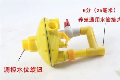 Adjustable Water Pressure Reducing Valve Durable Poultry Waterline Regulator for Chicken Duck Goose Farm Drinking System