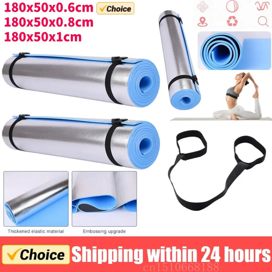 6/8/10mm Yoga Mat Anti-skid Sports Fitness EVA Comfort Foam Thick Yoga Mat for Exercise Yoga and Pilates Gymnastics Mat