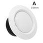 4 Types White Air Vent Extract Valve Grille Air Circulation Vents Cover 100/150mm Round Ducting Ventilation Cover Various Shapes