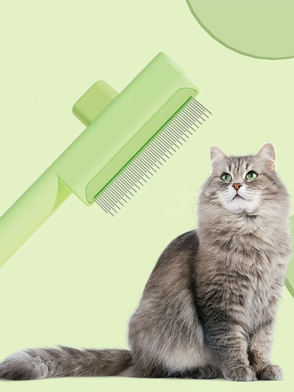 Self-Cleaning One-Button Dog Comb Pet Hair Remover Cat Brush Massage Grooming Combs for Dogs And Pets