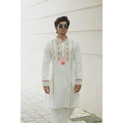 Mens Kurtta Abaya Thobe Arabic Longline Muslim Henley Kaftan Banded Plain Gown Shirts Men's Muslim Kaftan 2026 National style