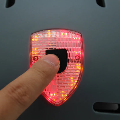 2023 dviračio išmanusis galinis žibintas dviračiui, skirtas suaugusiųjų šalmams, elektriniams dviračiams, kalnų dviračiams, plento paspirtukams, sportiniams miesto šalmams, vyrams ir moterims, įkraunamas per USB