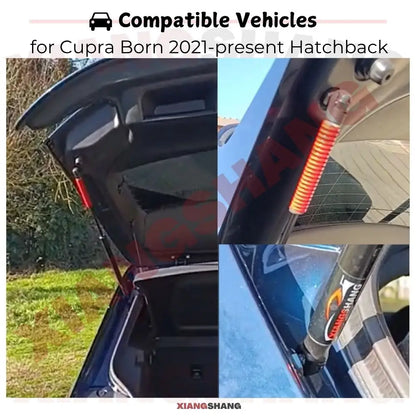 Auto Pop-Up Trunk Struts for Cupra Born 2021-present Hatchback Automatic Opening Gas Lift Supports with Springs Boot Struts