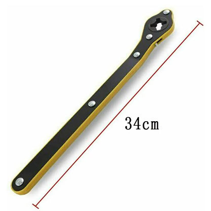 1 Set Car Jack Ratchet Wrench Labor-saving Car Scissors Ratchet Spanner Key Tire Wheel Lug Wrench Hands Repair Tools