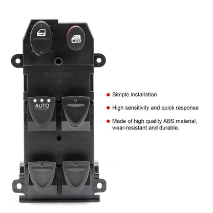Window Master Switch Compatible For Honda Civic 2006-2011 Front Left Driver Side Main Switch 35750SNAA11