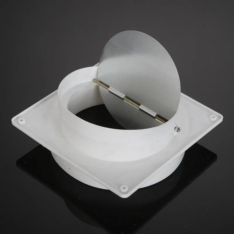 1PCS Bathroom Check Valves Pipe Ventilator Air Valve Backdraft Damper Duct Preventer Backflow Back Draft Damper Home Improvement