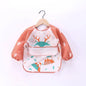 Waterproof Full Sleeve Baby Bibs Children Apron Long Sleeve Feeding Smock Kids Eating Breastplate Infant Scarf Clothing