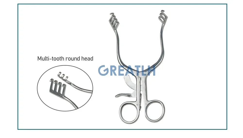 GREATLH Veterinary Instruments  Orthopedics Weitlaner Retractor Stainless Steel Self-Retaining Retractor pet