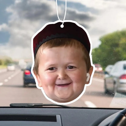 1pc Russian Boy Hasbulla Fun Car Aromatherapy Perfume Air Freshener Mirror Interior Accessories Pendant