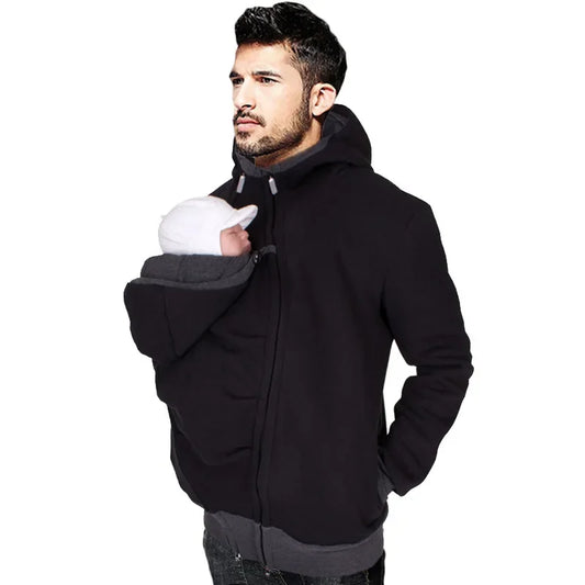 MRMT 2026 Brand Men's Hoodie Sweatshirt Cardigan Men Multi-function Kangaroo Dad Man Hoody Sweatshirts Casual Jacket Clothing
