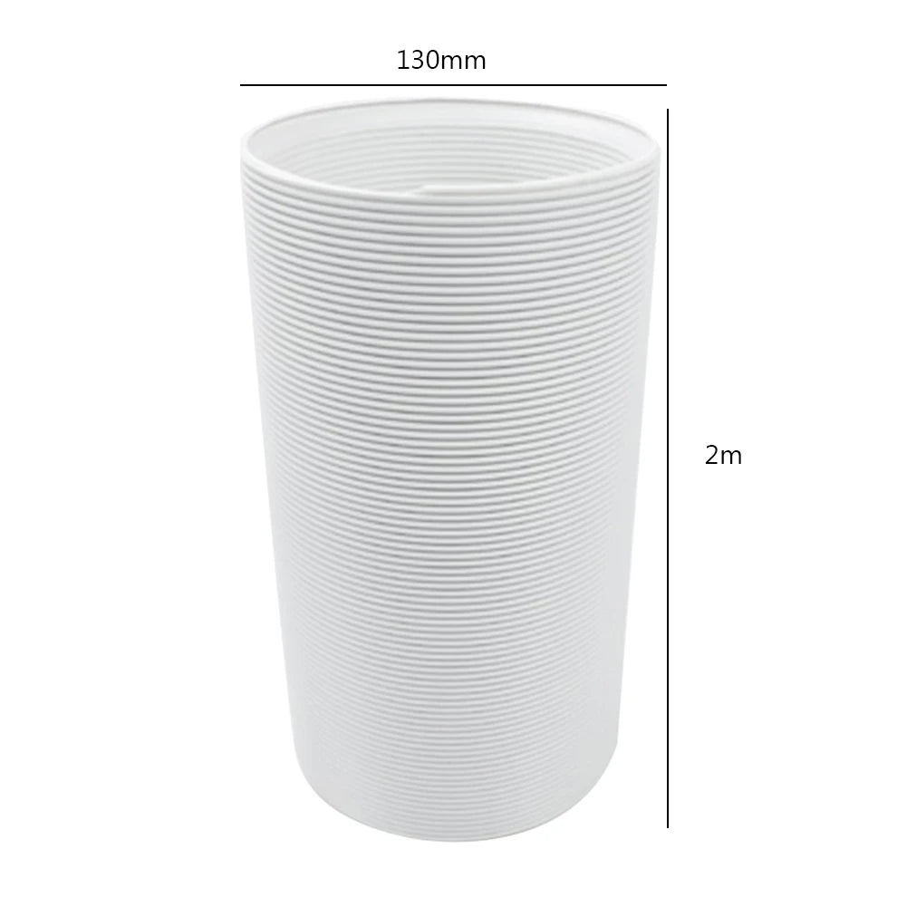 130/150mm Telescopic Air Conditioner Pipe Duct Extension Pipe Easy to Install Universal Exhaust Hose Tube for Air Conditioning