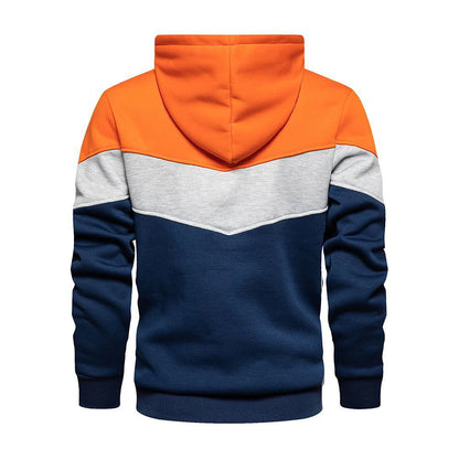 Paris Fashion Men's Hoodies Set Daily Casual Sports Hooded Sweatshirt and Jogger Pants Male Urban Trend Warm Pullover Tracksuit