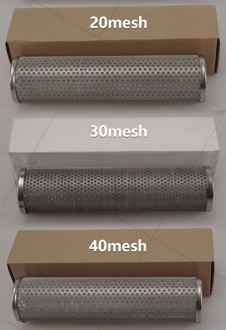 20*2.5 Inch Stainless Steel Filter Element, Stainless Steel Filter Cartridge, 304 Material, 1um 5um 10um 20um 40um 50um 100um 15