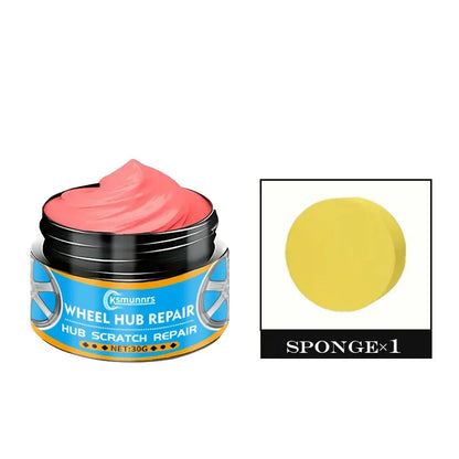 Fasilawei Car Wheel Hub Scratch Repair Paste, Tire Rim Scratch Paint Restoration Paste - for Black, White, And Silver Aluminum A