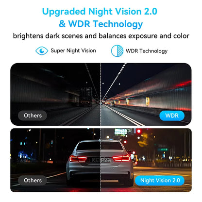 DDPAI MINI Pro Dash Cam 3K HDR 1620P Car DVR with WiFi Night Vision WDR Voice Control 24H Parking Monitor 143° FOV