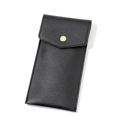 PU Leather Pencil Case Storage Bag Student Glasses Portable Stationery Bag Large-capacity Business Office Pen Storage Bag