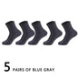 5Pairs/Lot Men's Socks High Quality Bamboo Fiber Business Breathable Deodorizing Socks Men's Casual Socks Large Size EU38-46