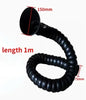 Flexible Smoke Exhaust Ventilator Pipe positioning bamboo tube suction air collector hood Industrial smoke extraction system