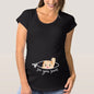 Maternity T Shirts for Women Cute Funny Graphic Pregnancy Gifts Summer Casual Mama Pregnancy Blouses Clothes