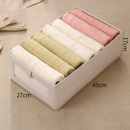 Fabric Window Cotton Linen Storage Box Wardrobe Storage And Arrangement Large Clothing Storage Box Toys Can Be Folded