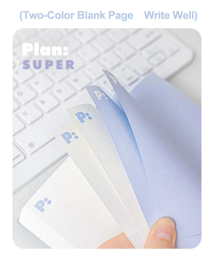 Notebook Color Brick Notebook High Appearance Thickened Portable Handbook Student Specific Mini Pocket Small Notebook Blank Note