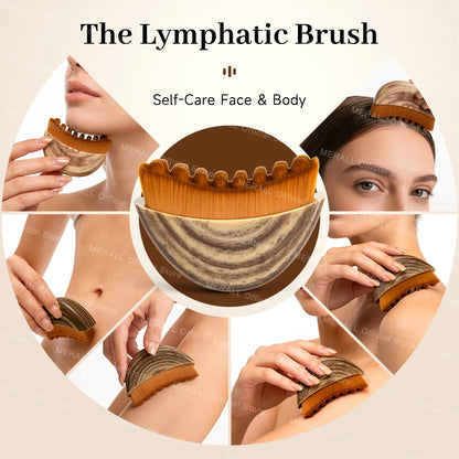 1/3/5Pcs with Box Facial Brush Skin Scraping Guasha Contoured Lymphatic Drainage Massage Face Sculpting Scraping Facial Massager