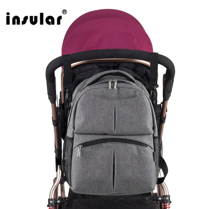 Insular NEWS Nappy Bags Large Capacity Maternity Mummy Diaper Backpack Stroller Bags Mother Bag Baby Diaper Bags