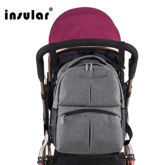 Insular NEWS Nappy Bags Large Capacity Maternity Mummy Diaper Backpack Stroller Bags Mother Bag Baby Diaper Bags