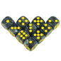 16MM Round Corner Game Dice Set 6-Sided Marble Acrylic Dices for  Tabletop Game Gambling Entertainment Party