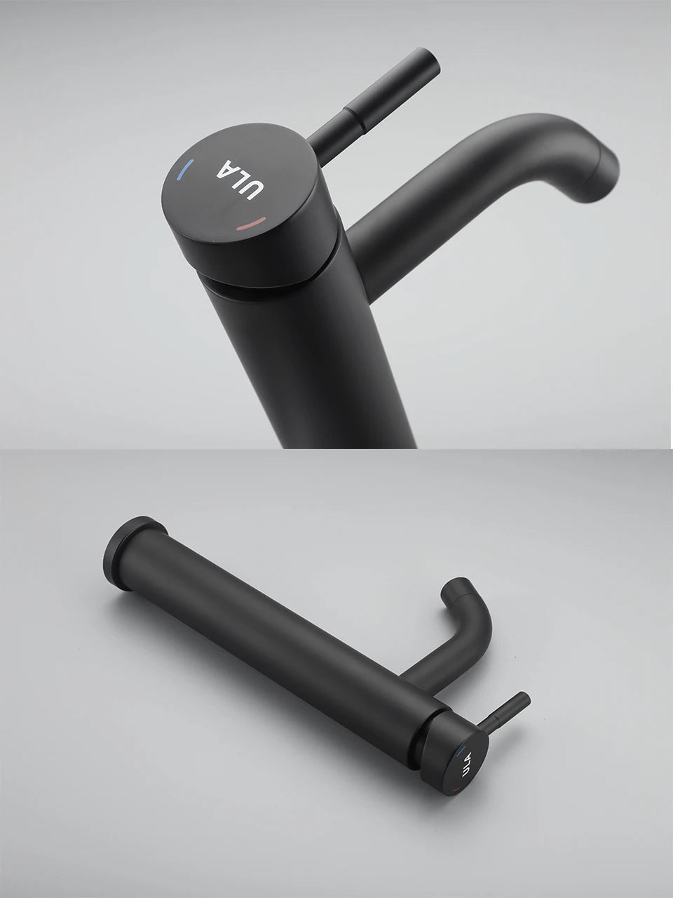 ULA G1/2 Basin Faucet Waterfall Bathroom Sink Faucet Hot Cold Water Mixer Tap Deck Mounted Bathroom Tap Crane Washbasin Tap