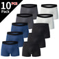 4/10piece Men's European And American Size Printed Fashionable Underwear Comfortable Plus Size Boxer Shorts Casual Sports Shorts