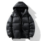 2025 Winter Hooded Men's 90% White Duck Down coat fashion warm Down Jackets casual winter Men thicken winter Jacket size M-4XL