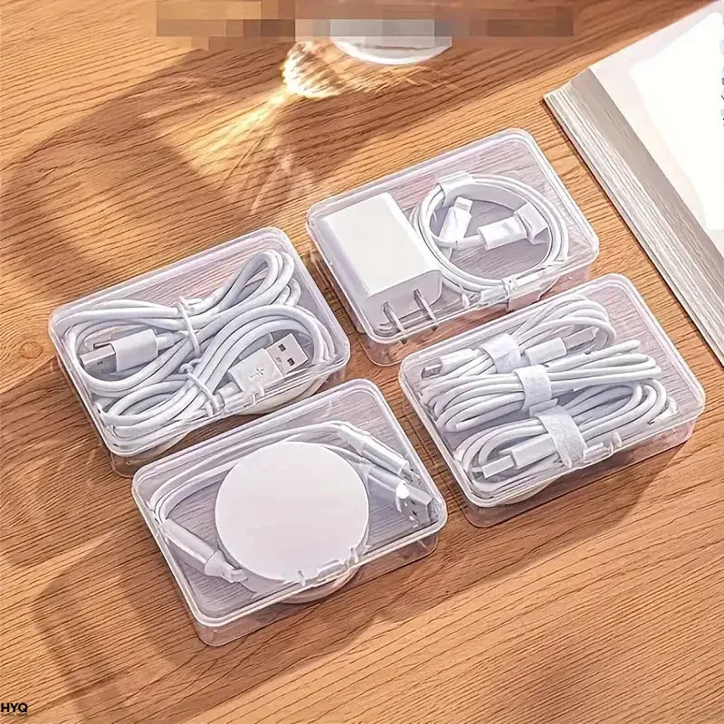 Cable Organizer, Durable Plastic Storage Box, Daily Office Supplies, Miscellaneous Loading Straps and Mobile Device Management