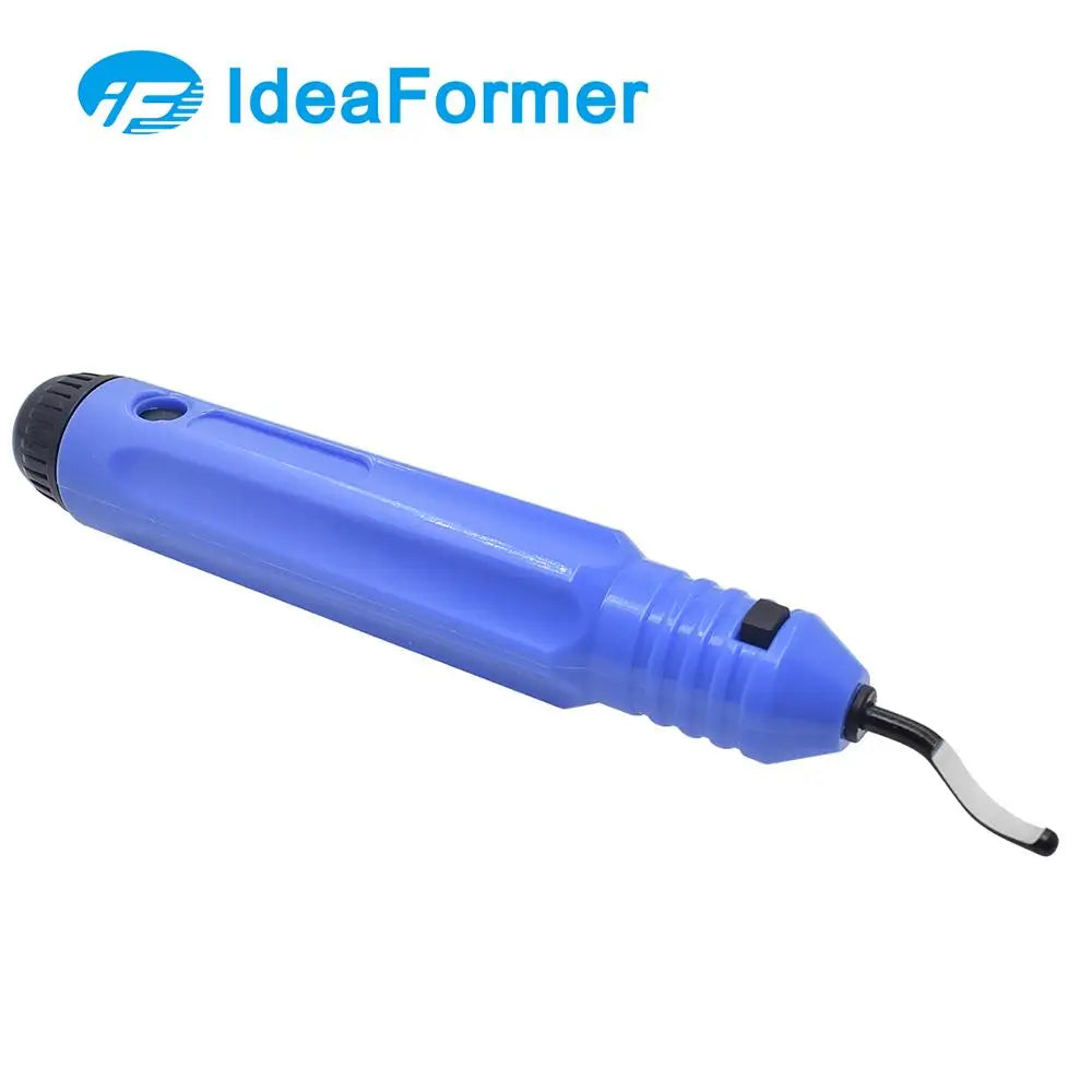 1 Set Fixed Handle Plastic Burr Pocket Knife NB1100 Scraper+10pc BS1010 Blades Trimming Neaten Deburring Head Cutter 3D Tools