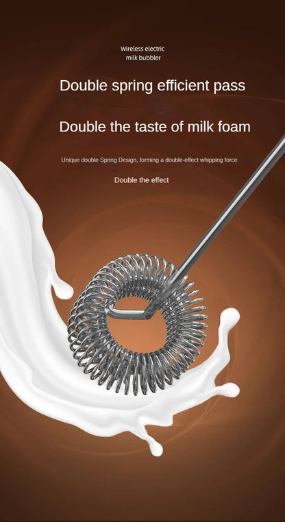 USB Electric Mixer, Handheld Coffee Milk Frother, Portable 3-Speed Blender, Butter Maker, Kitchen Tool, Ingredient Mixer